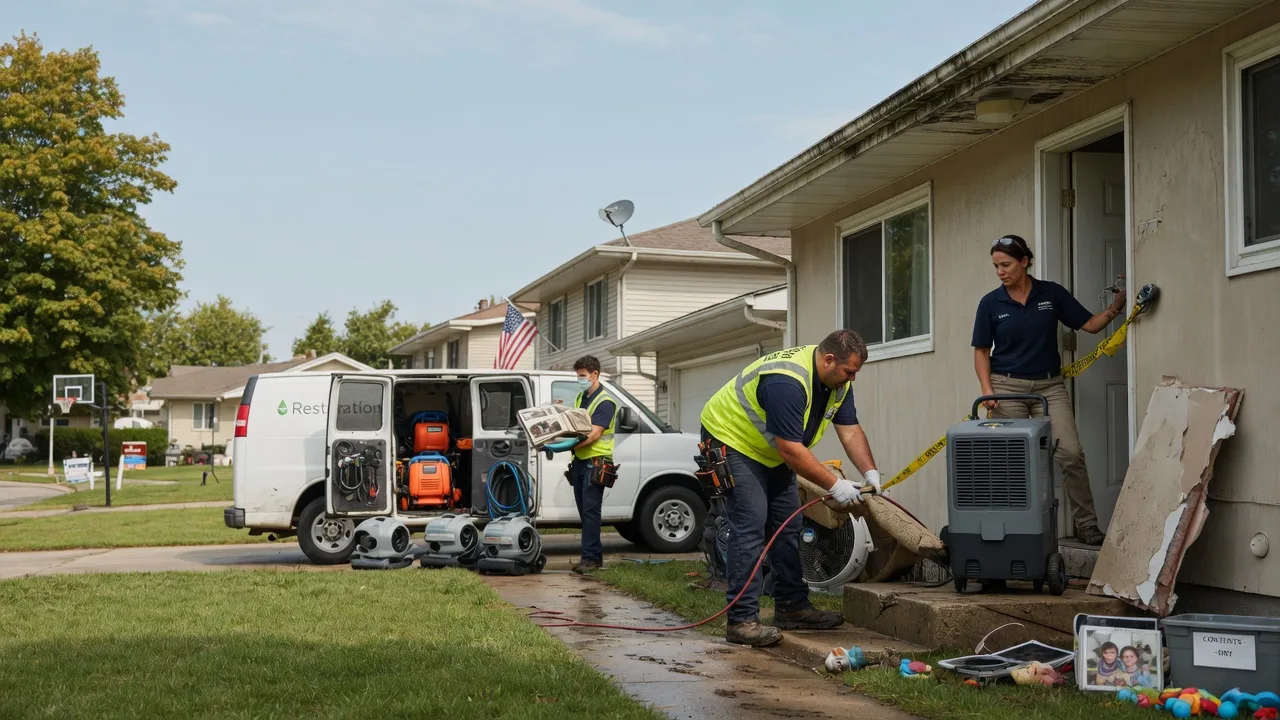 Water Damage Restoration in Sadorus, IL near me